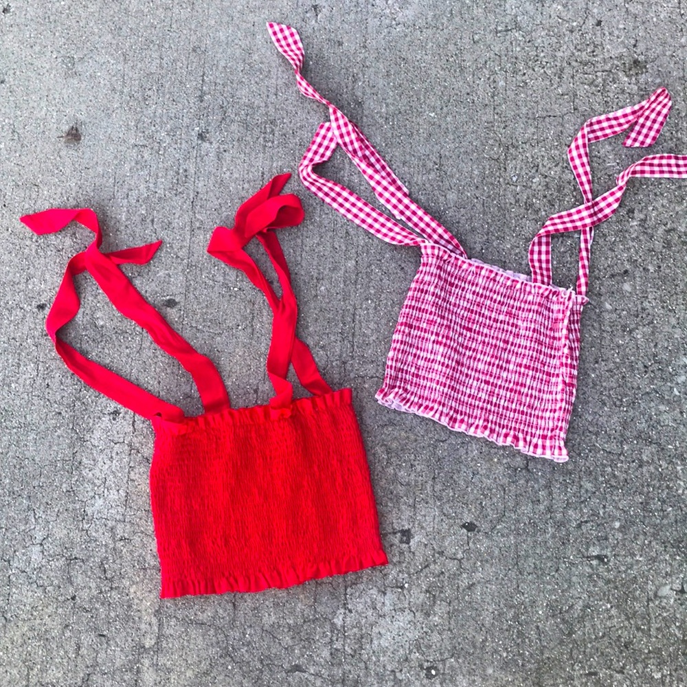 Two crop tops